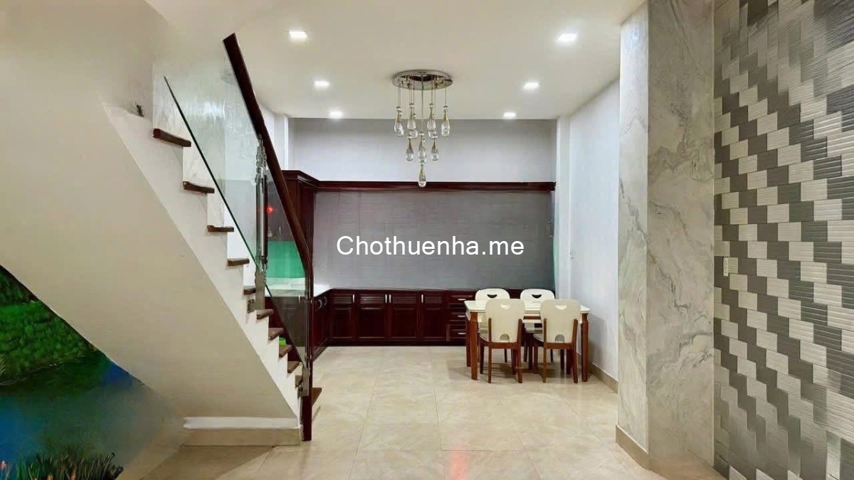 Nhà hẻm xe tải con mới đẹp, Trệt + Lửng + 2 Lầu, vừa ở vừa kinh doanh