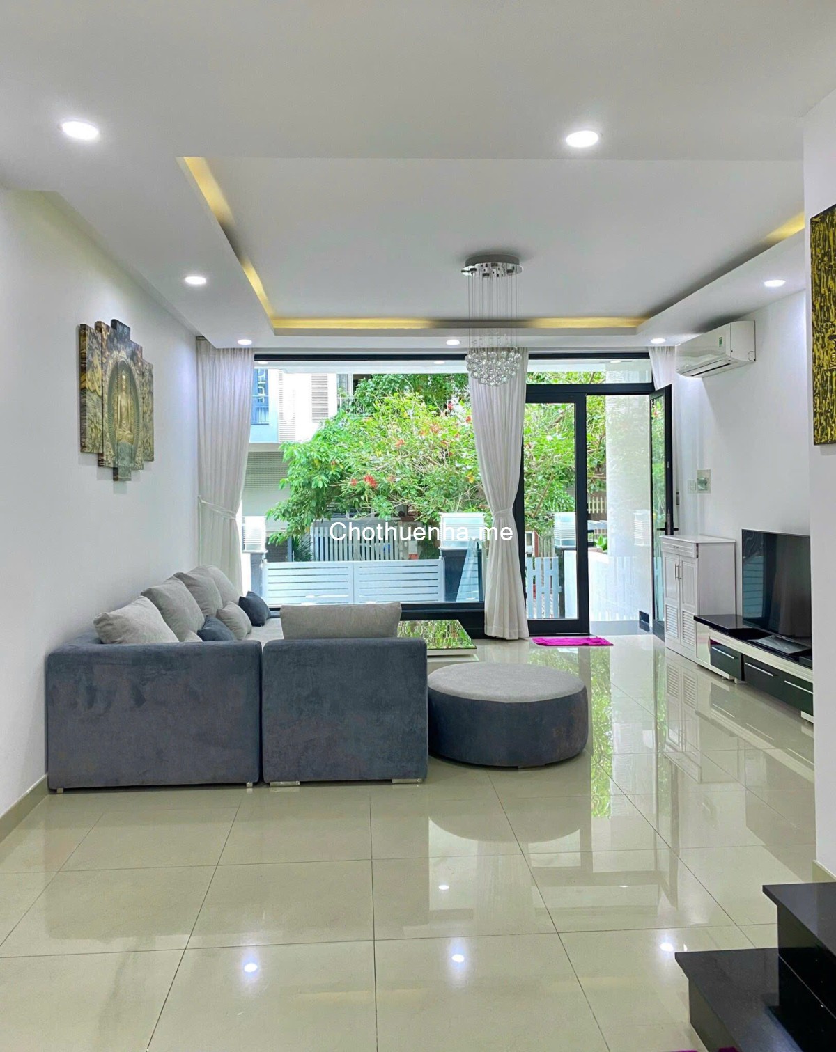 Cho thuê nhà Đường số 18, KDC Him Lam - hầm – trệt – 3 lầu, nội thất cơ bản