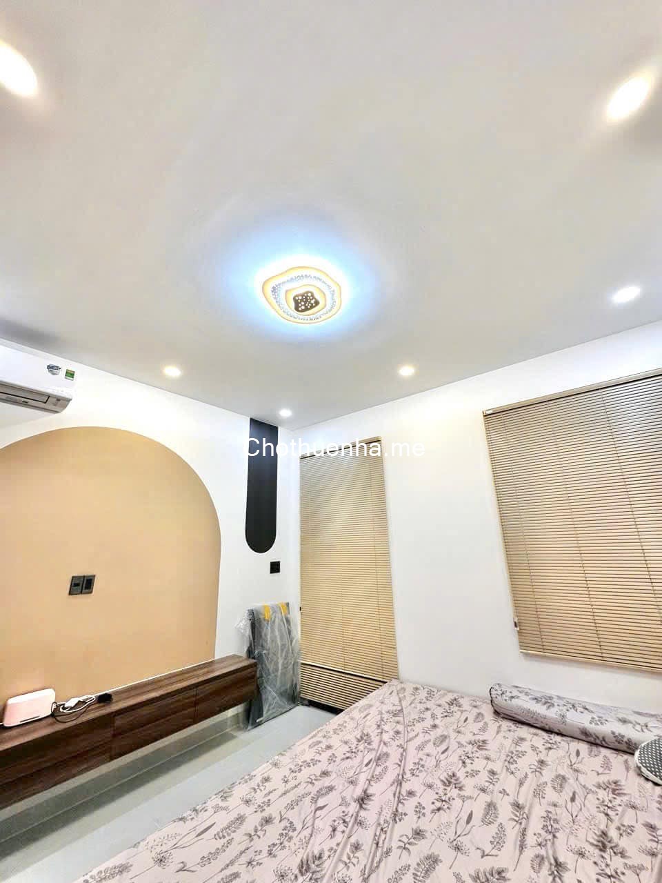 Cho thuê nhà 1 trệt 3 lầu, full nội thất – thiết kế hiện đại | Bình Tân