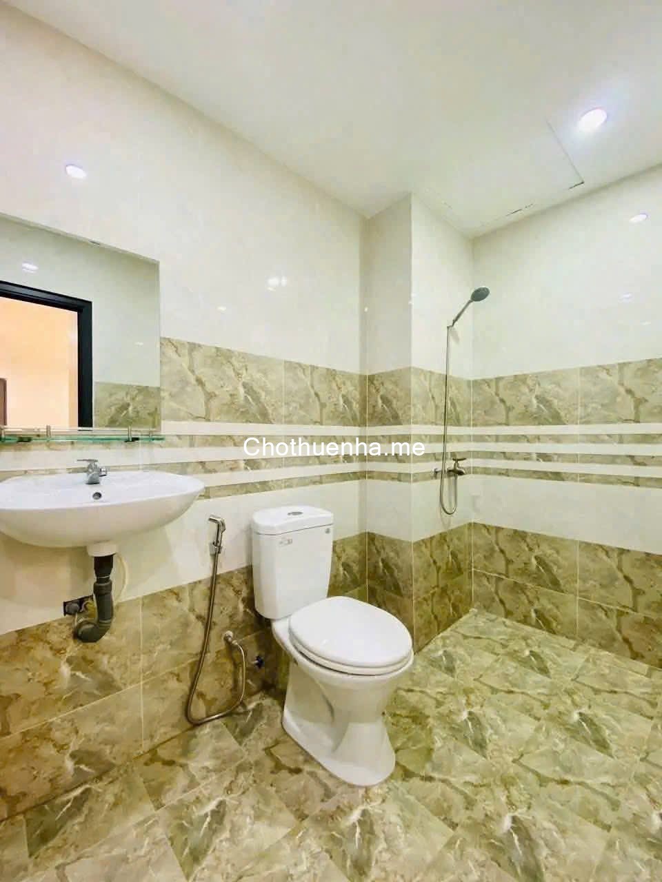 Cho thuê nhà nguyên căn hẻm xe hơi Lê Đức Thọ, Trệt + lầu, 2PN, full nội thất mới 100%