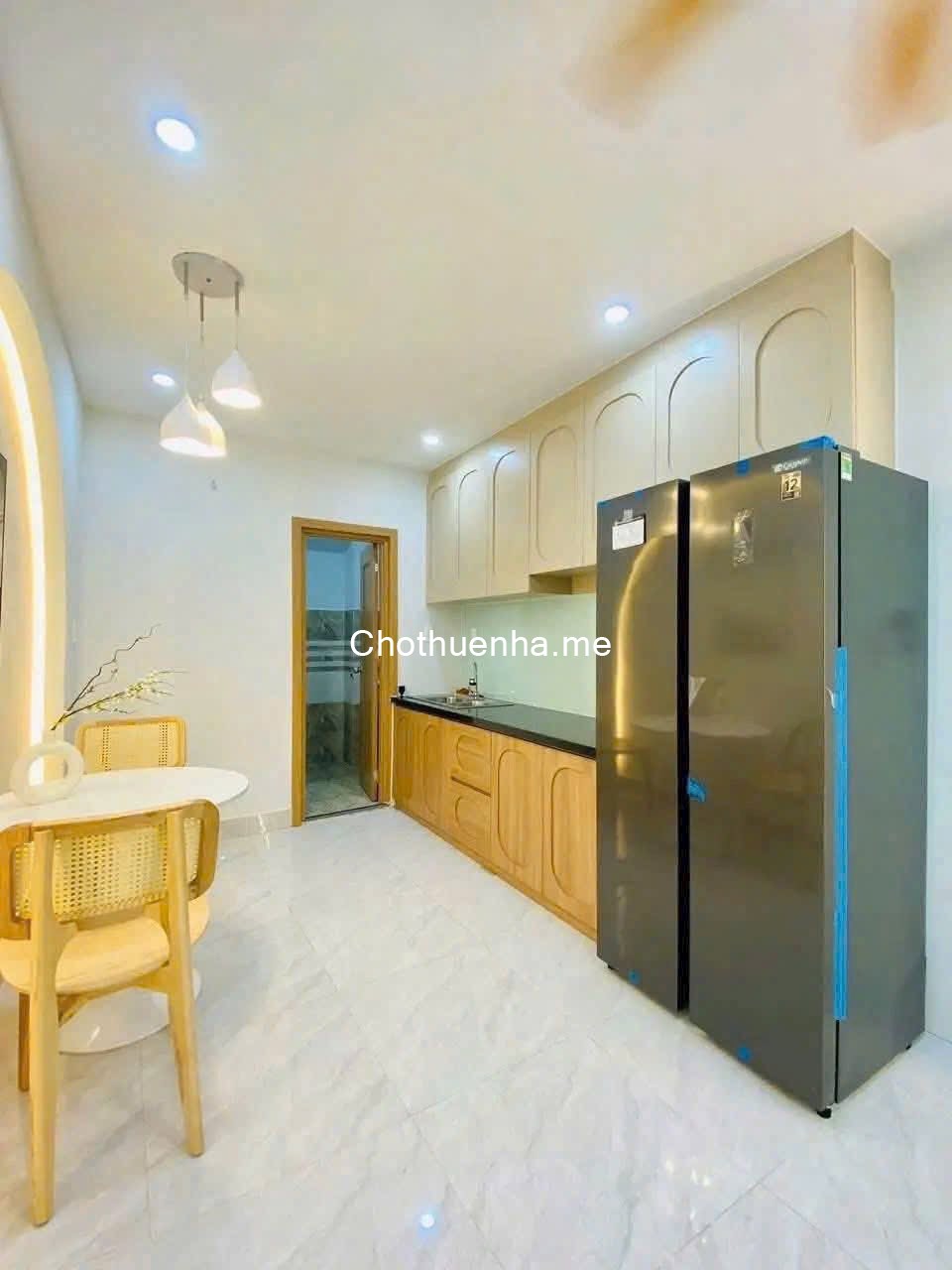 Cho thuê nhà nguyên căn hẻm xe hơi Lê Đức Thọ, Trệt + lầu, 2PN, full nội thất mới 100%