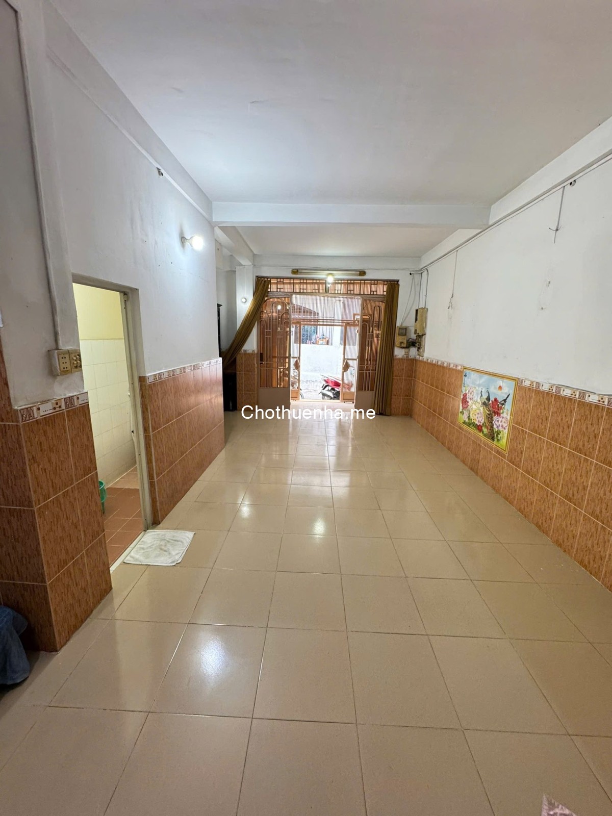 Nhà nguyên căn DTSD: 91,7m2, 2 lầu, 3PN cần cho thuê tại Võ Trứ Phường 9 Quận 8