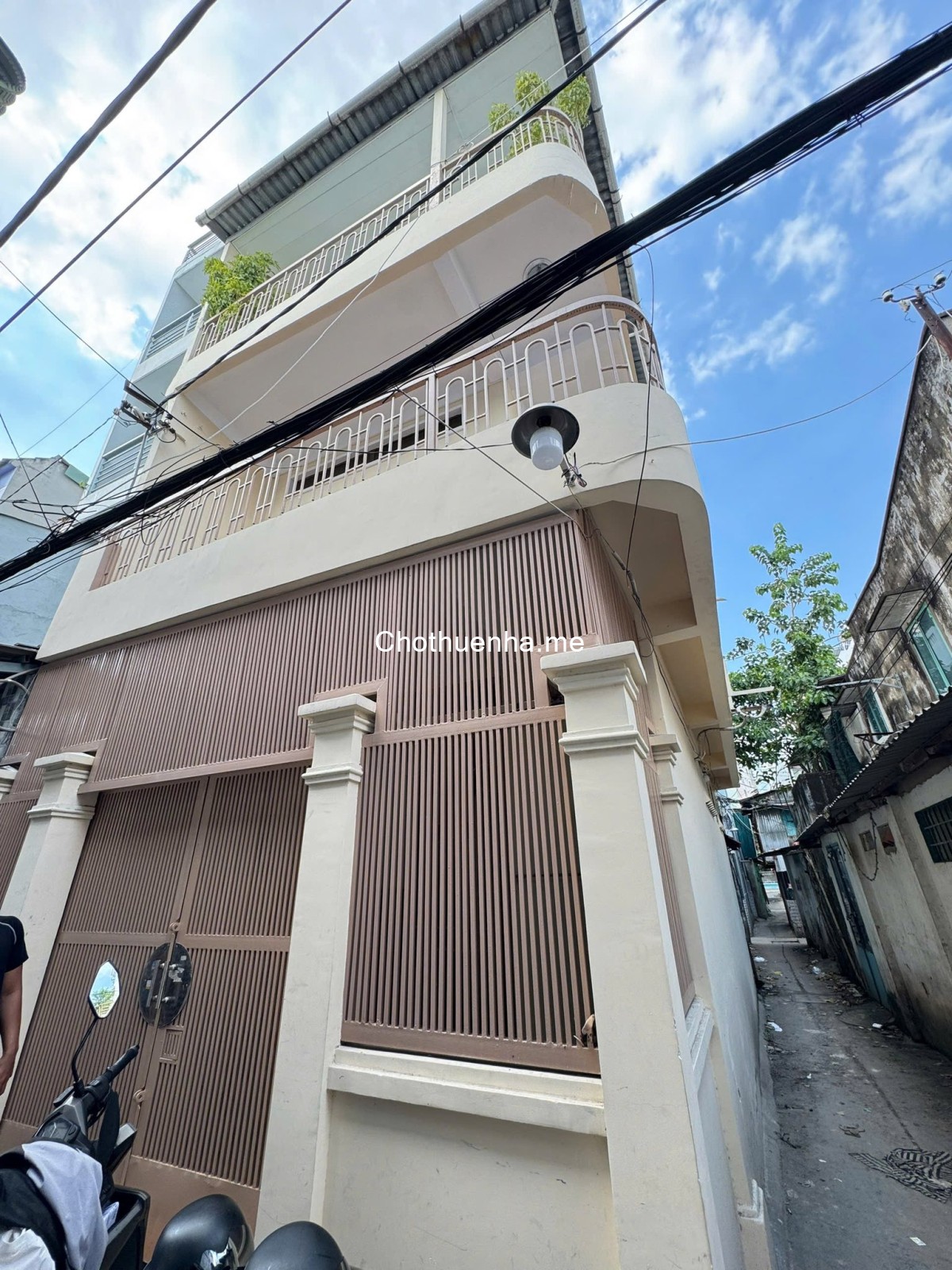 Nhà nguyên căn DTSD: 91,7m2, 2 lầu, 3PN cần cho thuê tại Võ Trứ Phường 9 Quận 8