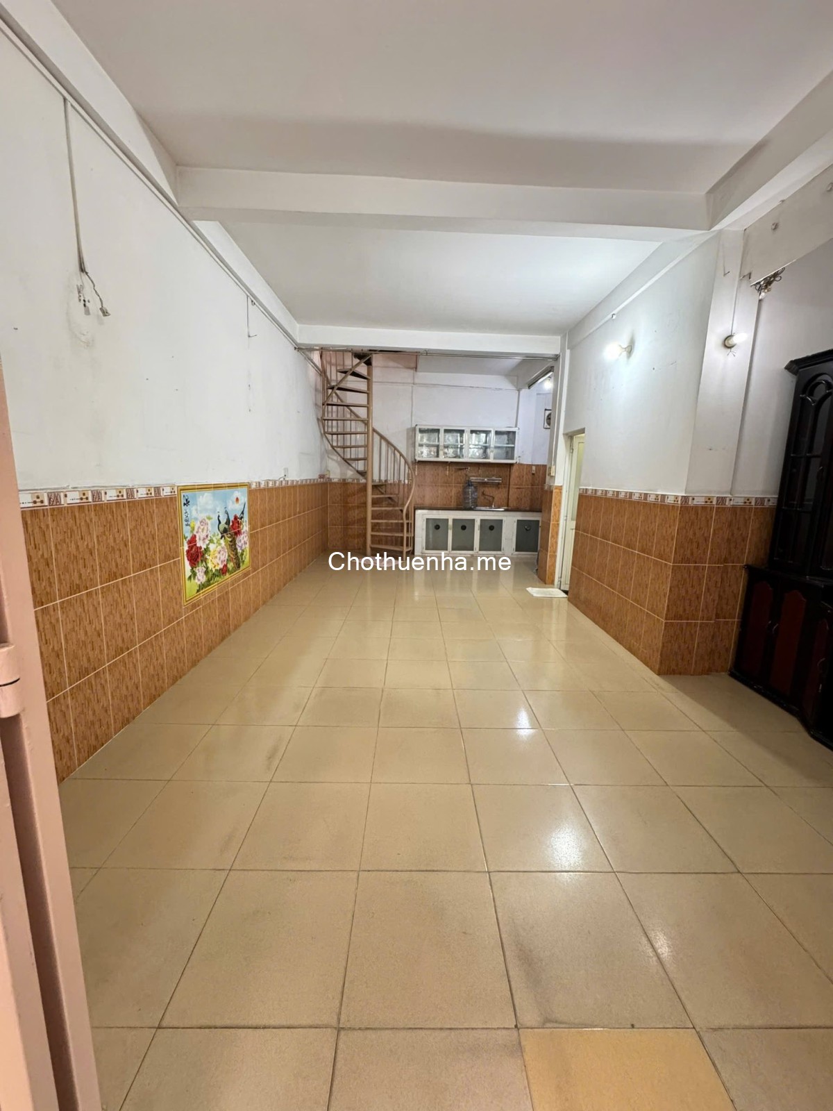 Nhà nguyên căn DTSD: 91,7m2, 2 lầu, 3PN cần cho thuê tại Võ Trứ Phường 9 Quận 8