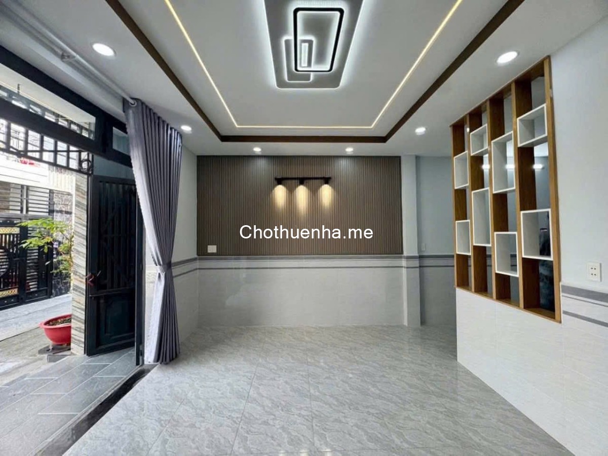 Cho thuê nhà mới đẹp hẻm Hiệp thành 13 ,Q12