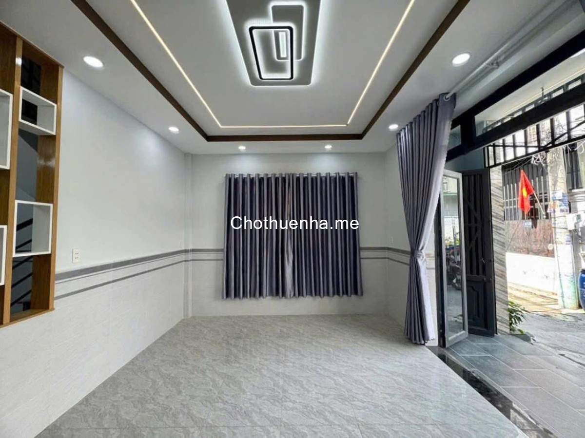 Cho thuê nhà mới đẹp hẻm Hiệp thành 13 ,Q12