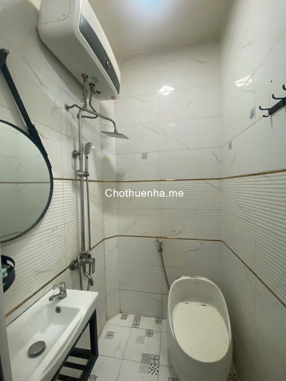 Nhà nguyên căn cho thuê, hẻm thông 4m, đúc 1 trệt + 1 lầu