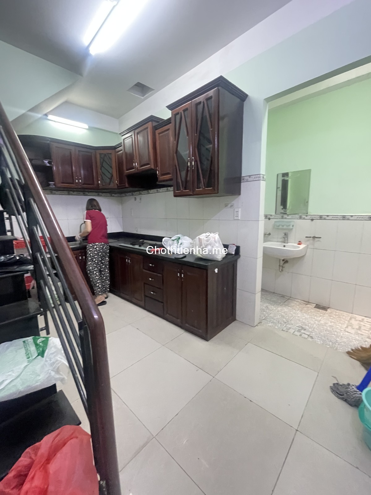 Cho thuê nhà hẻm Cống Lỡ 4,5x14 1 lầu 3PN giá 8,5tr/tháng LH 0911166818