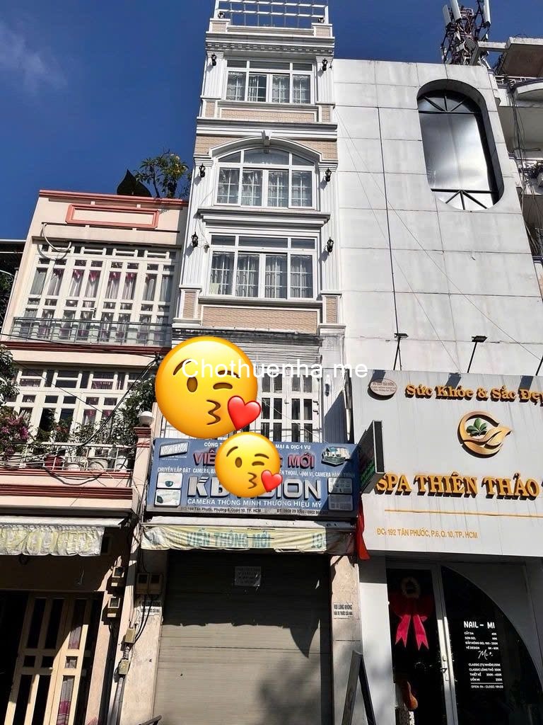 Cho thuê nhà nguyên căn nhiều phòng – quận 10