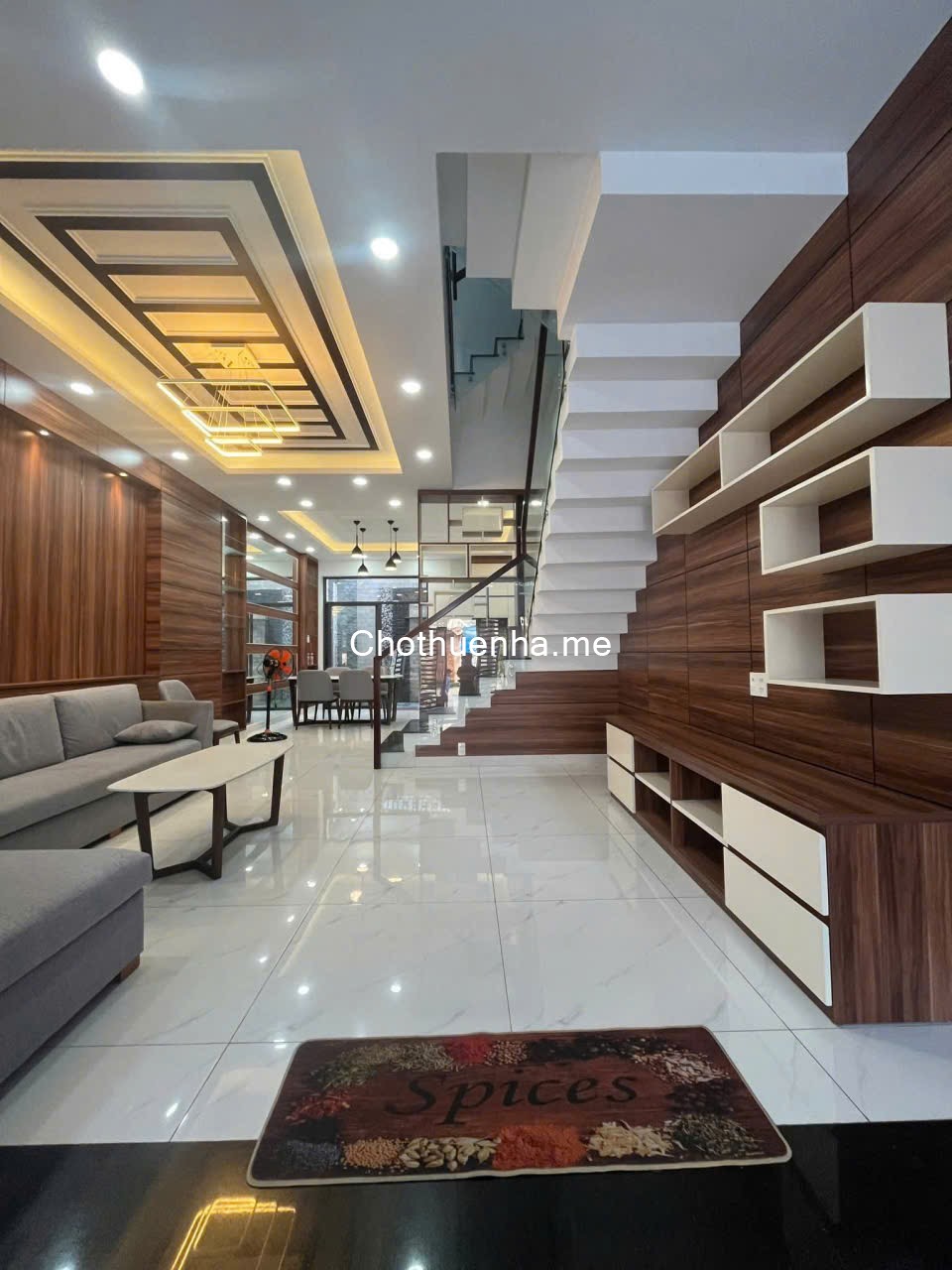 CHO THUÊ NHÀ PHỐ NGUYÊN CĂN MẶT TIỀN ĐƯỜNG SỐ PHẠM HỮU LẦU - PHÚ MỸ - QUẬN 7 | FULL NỘI THẤT