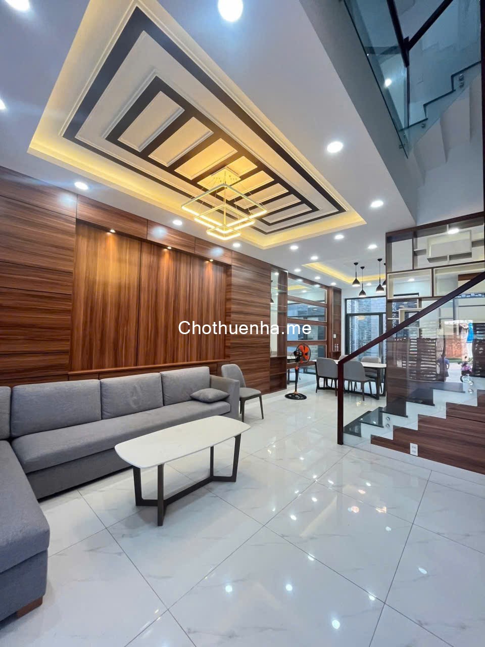 CHO THUÊ NHÀ PHỐ NGUYÊN CĂN MẶT TIỀN ĐƯỜNG SỐ PHẠM HỮU LẦU - PHÚ MỸ - QUẬN 7 | FULL NỘI THẤT