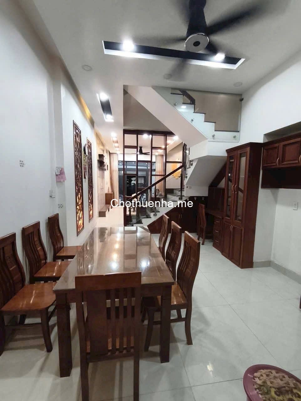 Cho Thuê Nhà 1 Trệt 3 Lầu – 4PN Ban Công Thoáng, 13Tr