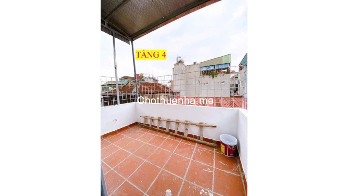 Cho thuê nhà ngõ Ao Dài, Đê Tô Hoàng, 25m² x 4 tầng, 3 phòng ngủ, 3 vệ sinh, 8 Triệu