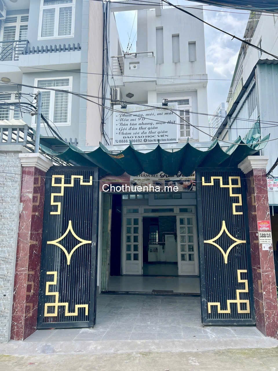 Cho thuê nhà nguyên căn HXH 588 Huỳnh Tấn Phát P. Tân Mỹ