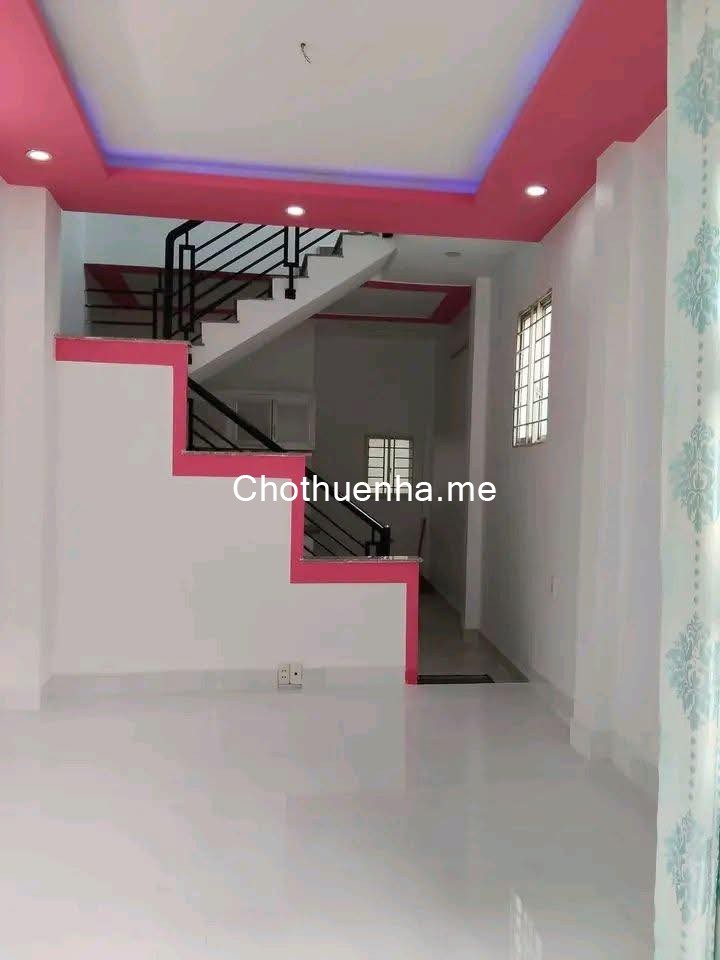 Cho thuê nhà 1Trệt 1Lầu 2Pn 2Wc thạnh Lộc Quận 12