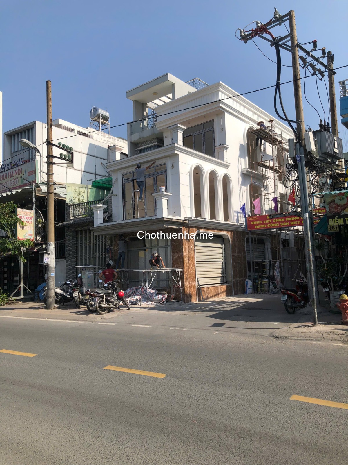 Cho thuê góc 2 mặt tiền 465 Trần Xuân Soạn, P Tân Kiểng, Quận 7.