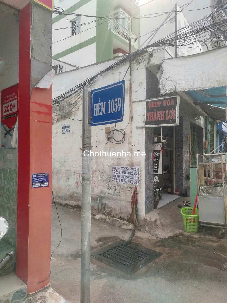 Cho thuê nhà nguyên căn 1 trệt 3 lầu, 1059 Huỳnh Tấn Phát