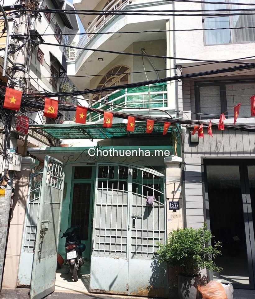 NHÀ CHO THUÊ NGUYỄN THIỆN THUẬT Q3 – 7PN, HẺM XE HƠI, GIÁ 22TR