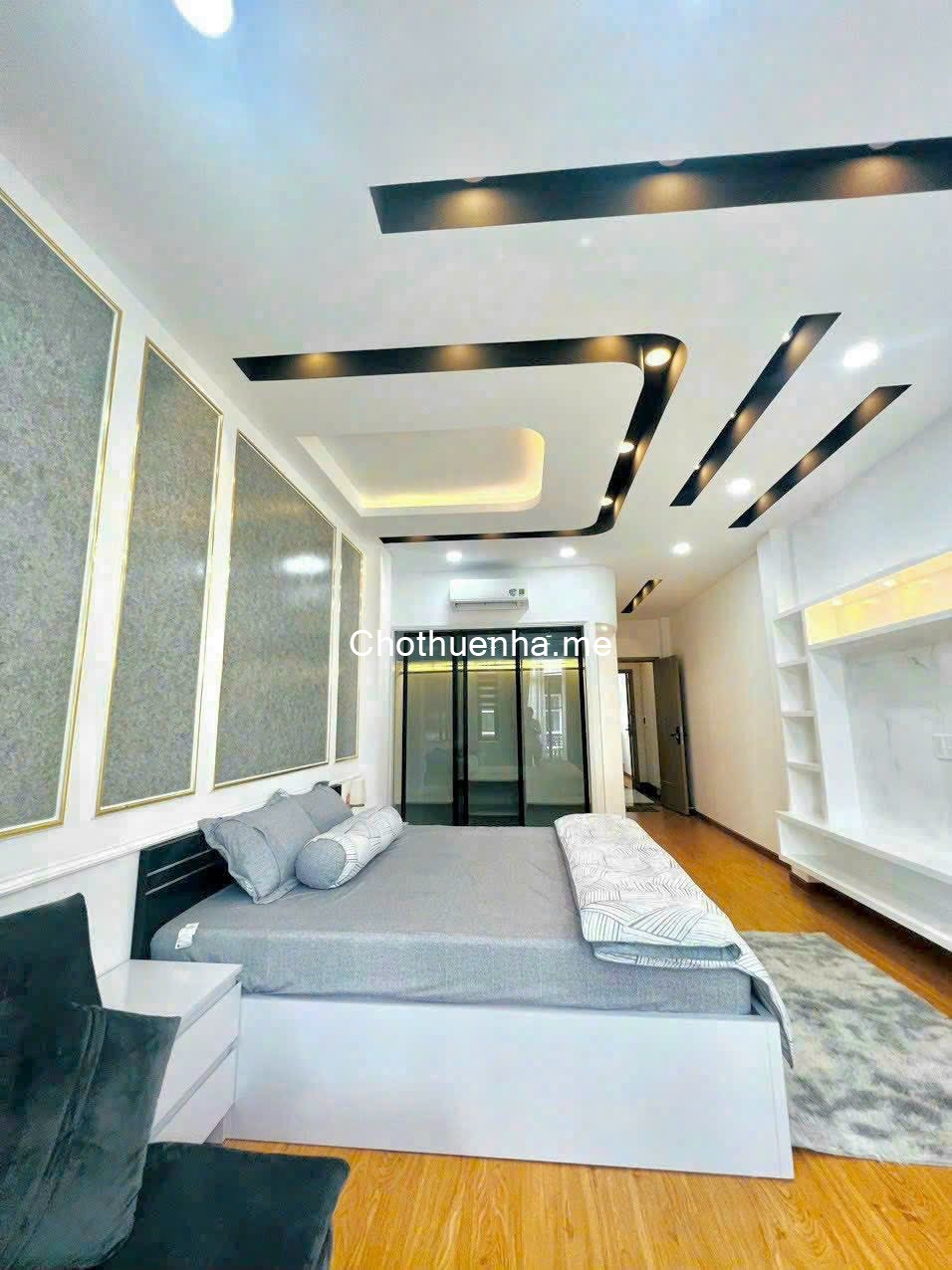 Cho thuê nhà nhà đường nội bộ khu tên lửa, 4 x 20 có 5pn 5wc, full nội thất