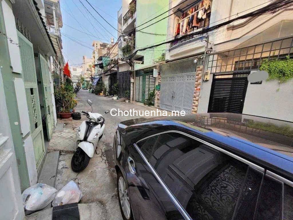 Cho thuê nhà trệt lầu 2pn 2wc hẻm xe hơi Phan Huy Ích