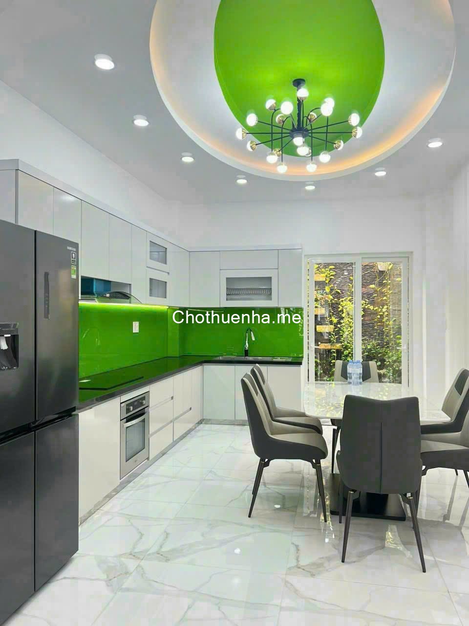 Cho thuê nhà nhà đường nội bộ khu tên lửa, 4 x 20 có 5pn 5wc, full nội thất