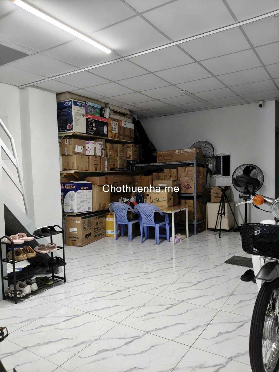 CHO THUÊ NHÀ MẶT TIỀN CHỢ TÂN MỸ – Q7 - 4 x 20m -Trệt + gác suốt – 4PN. Mặt tiền chợ – khu đông đúc