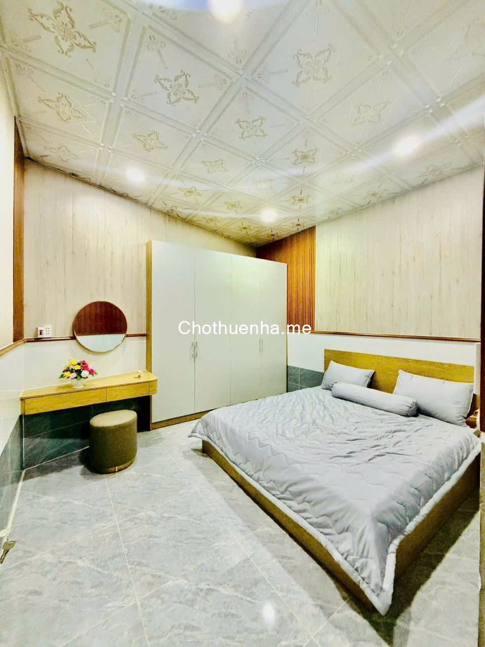 Cho thuê nhà mới xây – nội thất như hình, hẻm xe hơi 1135 Huỳnh Tấn Phát, Phú Thuận