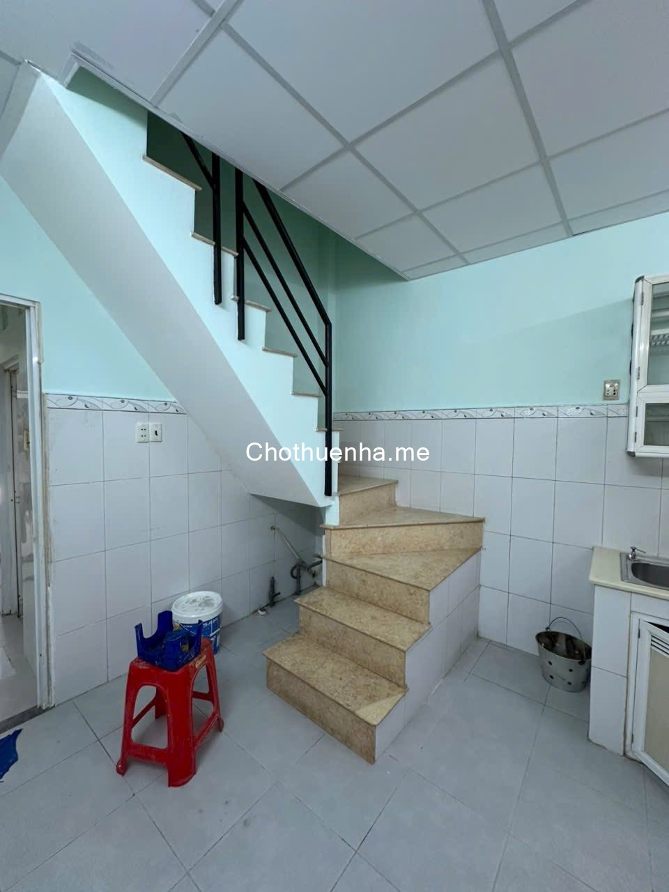 Nhà cho thuê hẻm Thái Phiên q11, trệt 1 lầu 2 phòng ngủ 2 tolet ( có sẵn 2 máy lạnh)