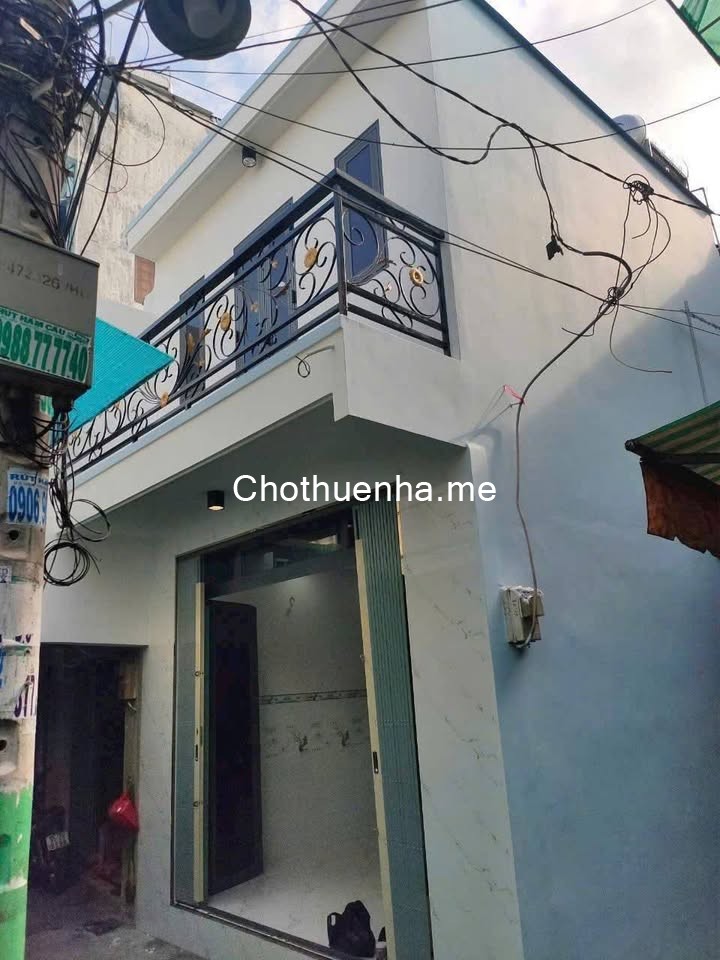 Cho thuê nhà hẻm 1 trệt – 1 lầu, 1PN – 2WC Đường Văn Thân, Phường 8, Quận 6