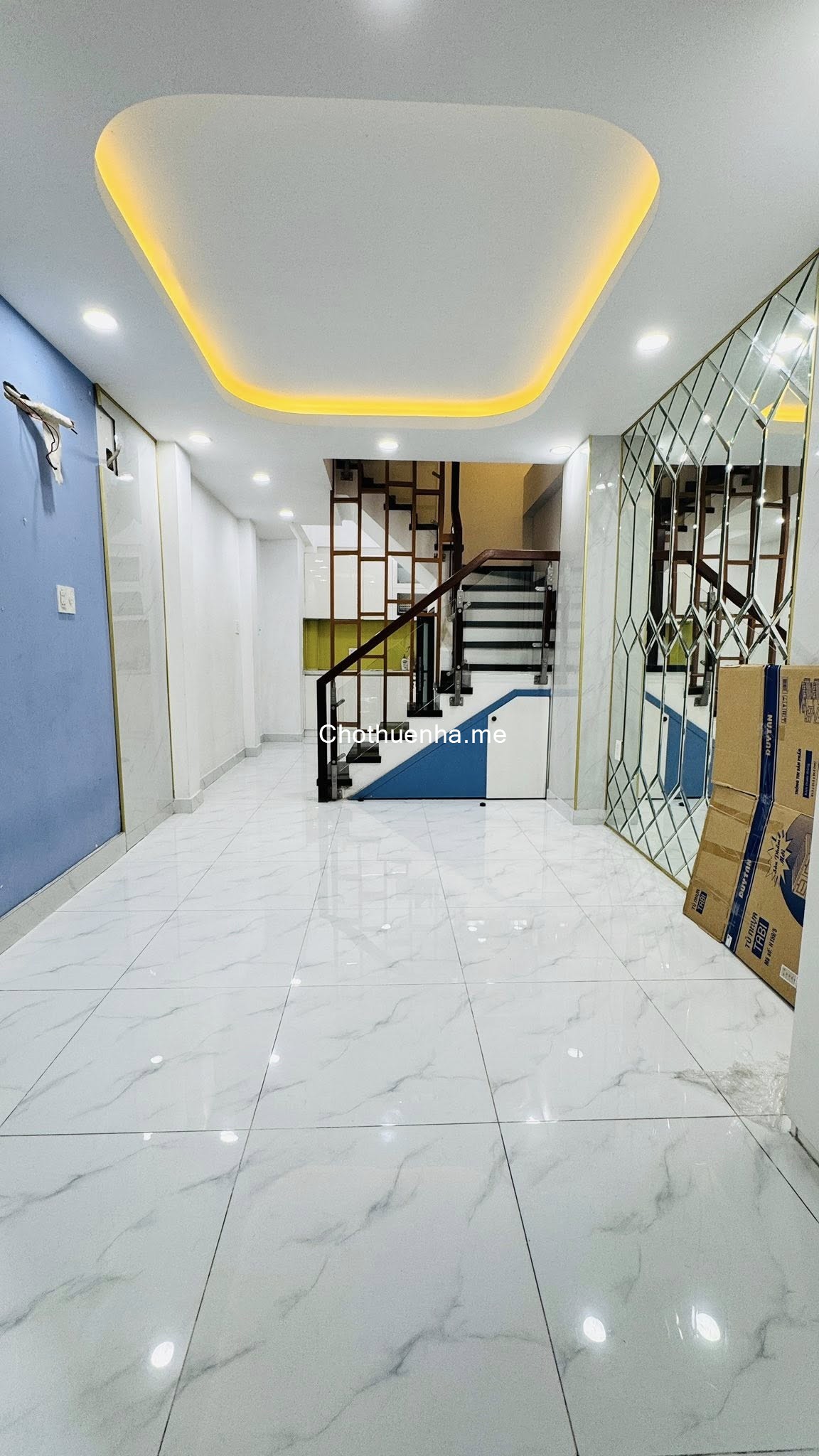 Cho thuê nhà 3PN – 4WC có 2 máy lạnh tại Xóm Chiếu, Quận 4