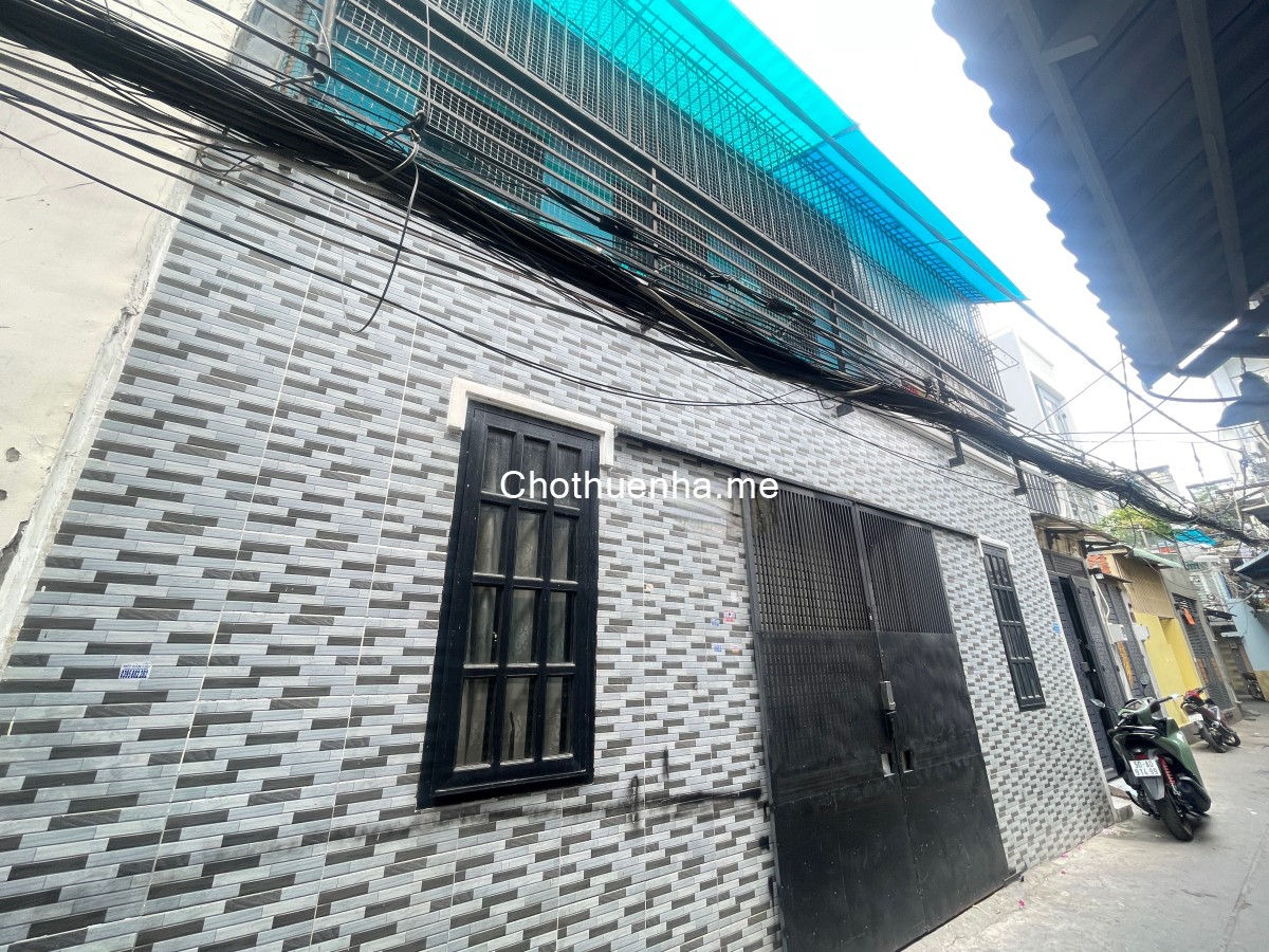 Nhà nguyên căn hẻm Phạm Văn Bạch 1 lầu có nội thất 8tr/tháng 0911166818