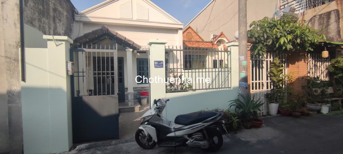 Cho Thuê nhà nguyên căn 85m2+ Gác 30m2, có full nội thất: P. Tăng Nhơn Phú, Đường Hẻm XH, giá 8tr/th