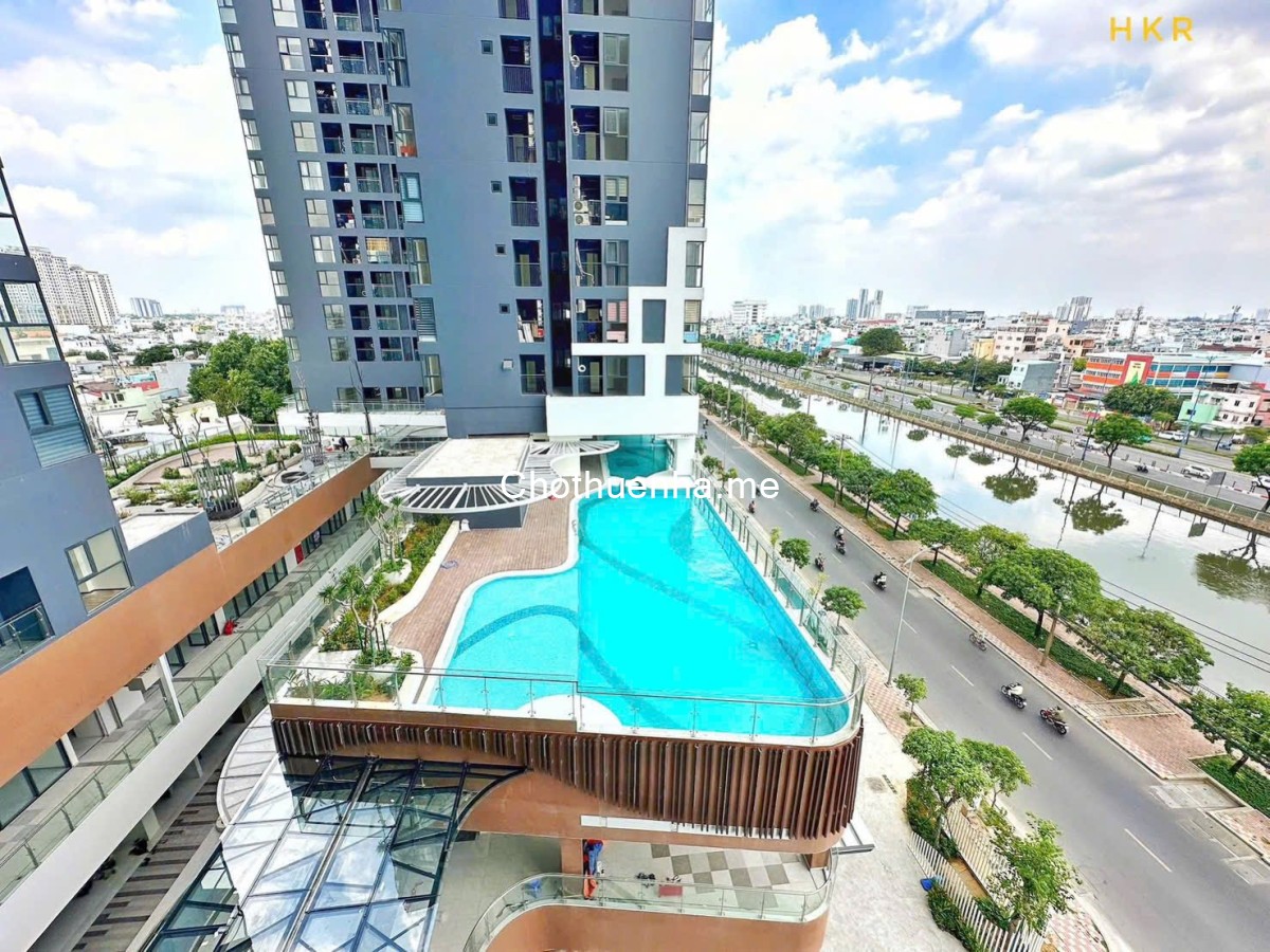 Cho thuê căn hộ quận 8, 2pn 54m2 view quận 1, Landmark giá 10triệu