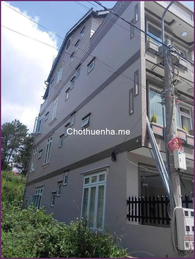 Cho thuê nhà 8 phòng Nguyễn Công Trứ phường 8 Đà Lạt 22 triệu/tháng