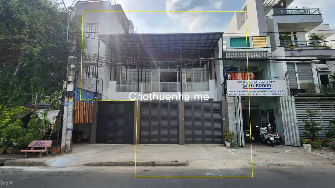 Cho Thuê Nhà Mặt Tiền Lê Trọng Tấn Q.Tân Phú 72m², 2 TẦNG, 22Triệu