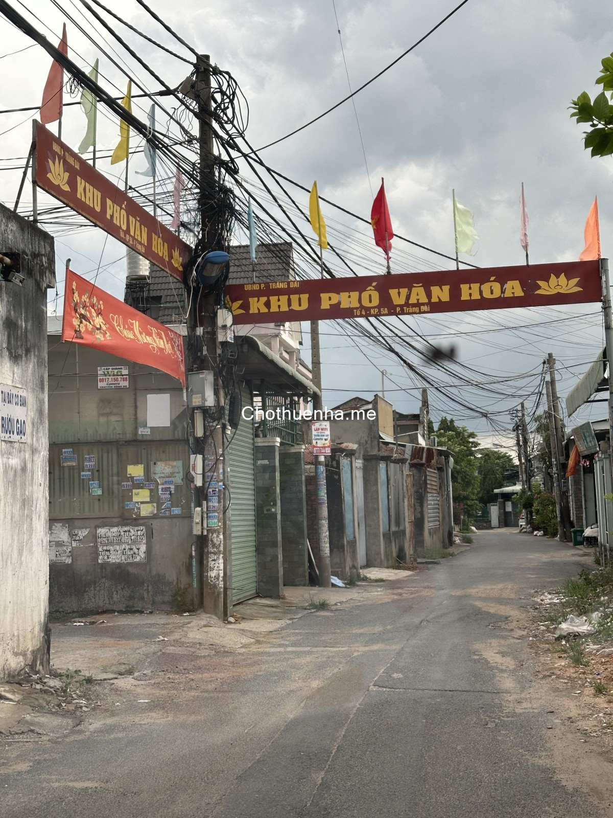 Cho thuê nhà+đất trống 250m2 ngay cầu Săn Máu-Trảng Dài
