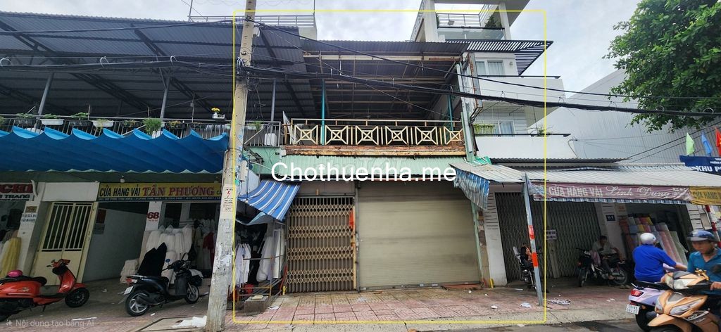 Cho Thuê Nhà Mặt Tiền KHU CHỢ VẢI SẦM UẤT Q.Tân Phú 132m², NGANG 6M -