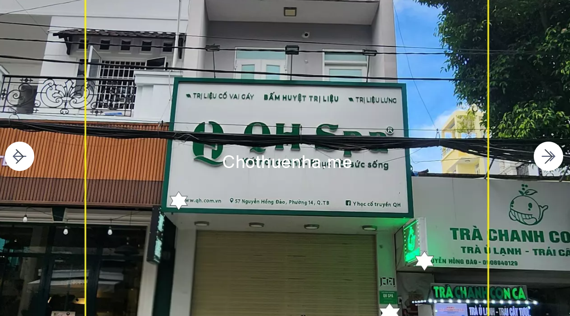 Cho thuê nhà mặt tiền Nguyễn Hồng Đào q.Tân Bình 80m², 3 TẦNG - KHU DỊCH VỤ SẦM UẤT