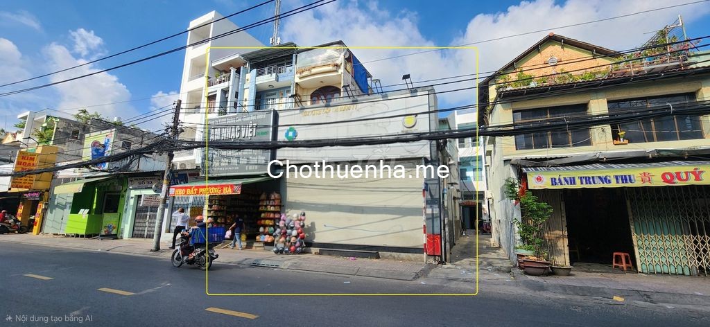 Cho thuê nhà 2 MẶT TIỀN Âu Cơ Q.Tân Phú 140m², 2TẦNG - KHU THƯƠNG HIỆU SẦM UẤT
