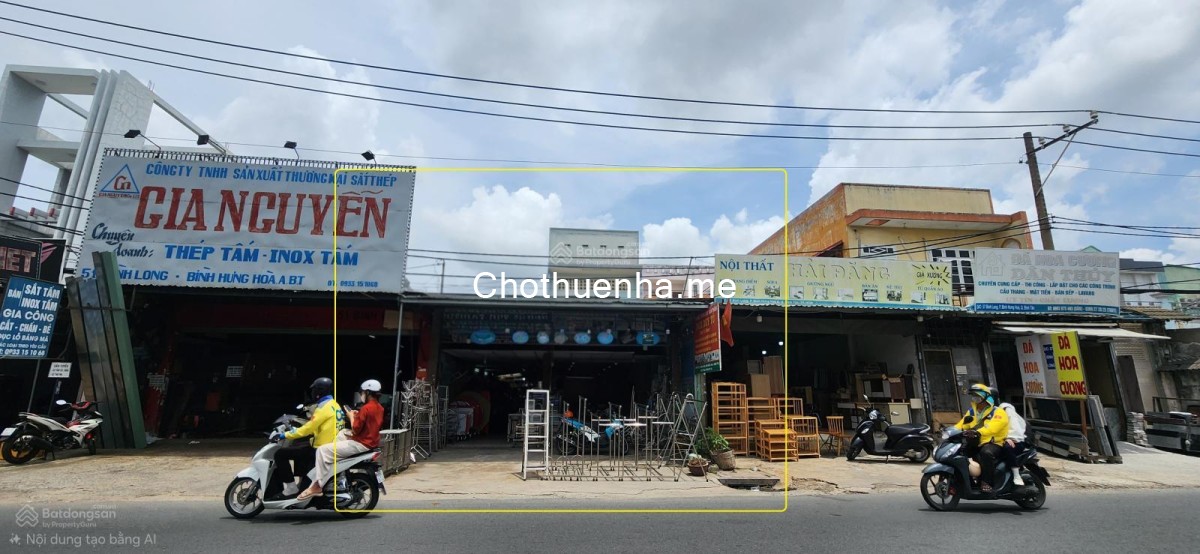 Cho thuê nhà Mặt Tiền Bình Long Q.Tân Phú 280m² - NGANG 7M, GẦN CHUNG CƯ, NGÃ TƯ BỐN XÃ