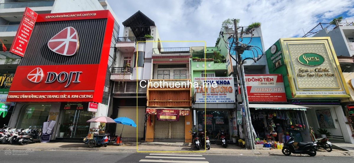 Cho thuê nhà Mặt Tiền Tân Hương Q.Tân Phú 76m², 3 Tầng - NGAY CẠNH CHỢ