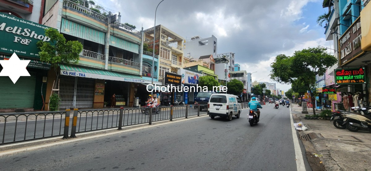 Cho thuê nhà Mặt Tiền Hòa Bình Q.Tân Phú 72m², 3TẦNG, 25Triệu