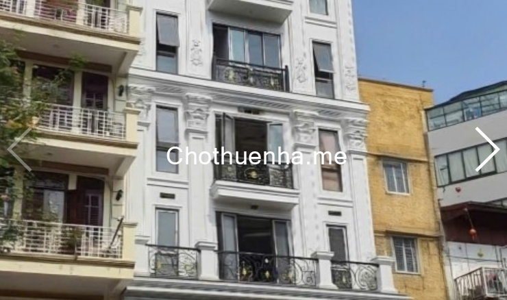 Cho thuê nhà, THANG MÁY, 105m2_ 6T; Lạc Long Quân, Võ Chí Công -46 tr
