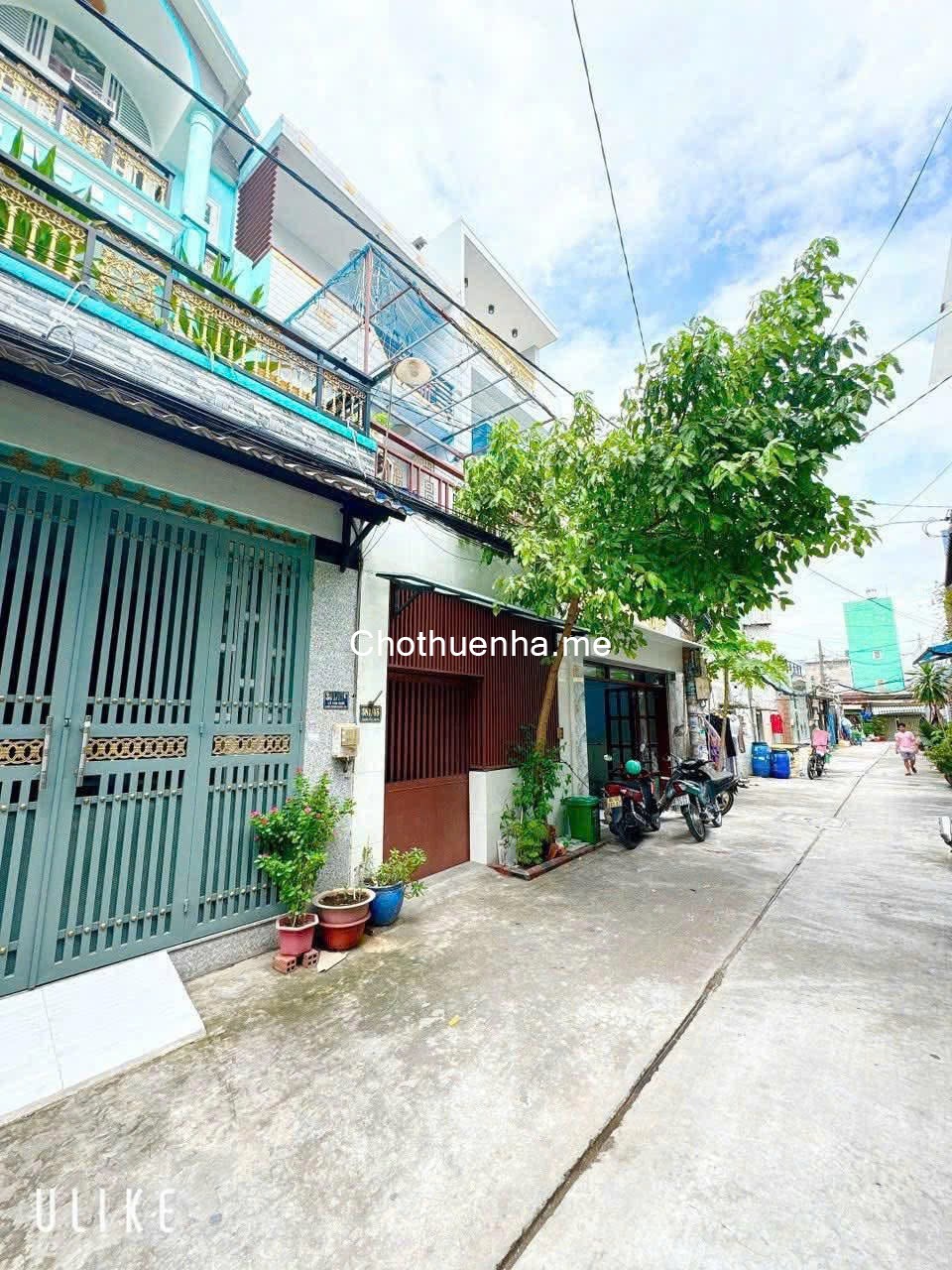 Cho Thuê Nhà Lê Văn Quới , 1 Trệt 2 Lầu Và Sân Thượng