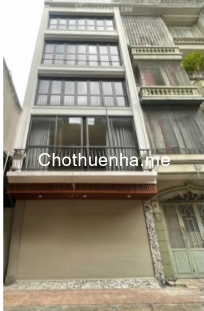 Cho thuê nhà, THANG MÁY, 80m2_ 5T; Nguyễn Thị Định, Hoàng Ngân -35 tr