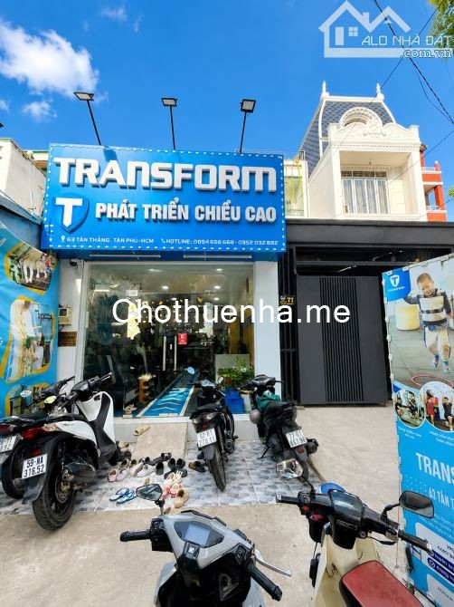 Cho Thuê Nhà Mặt Tiền Bờ Bao Tân Thắng 120m², 25Triệu - CẠNH CHỢ SƠN KỲ, CELADONCITY
