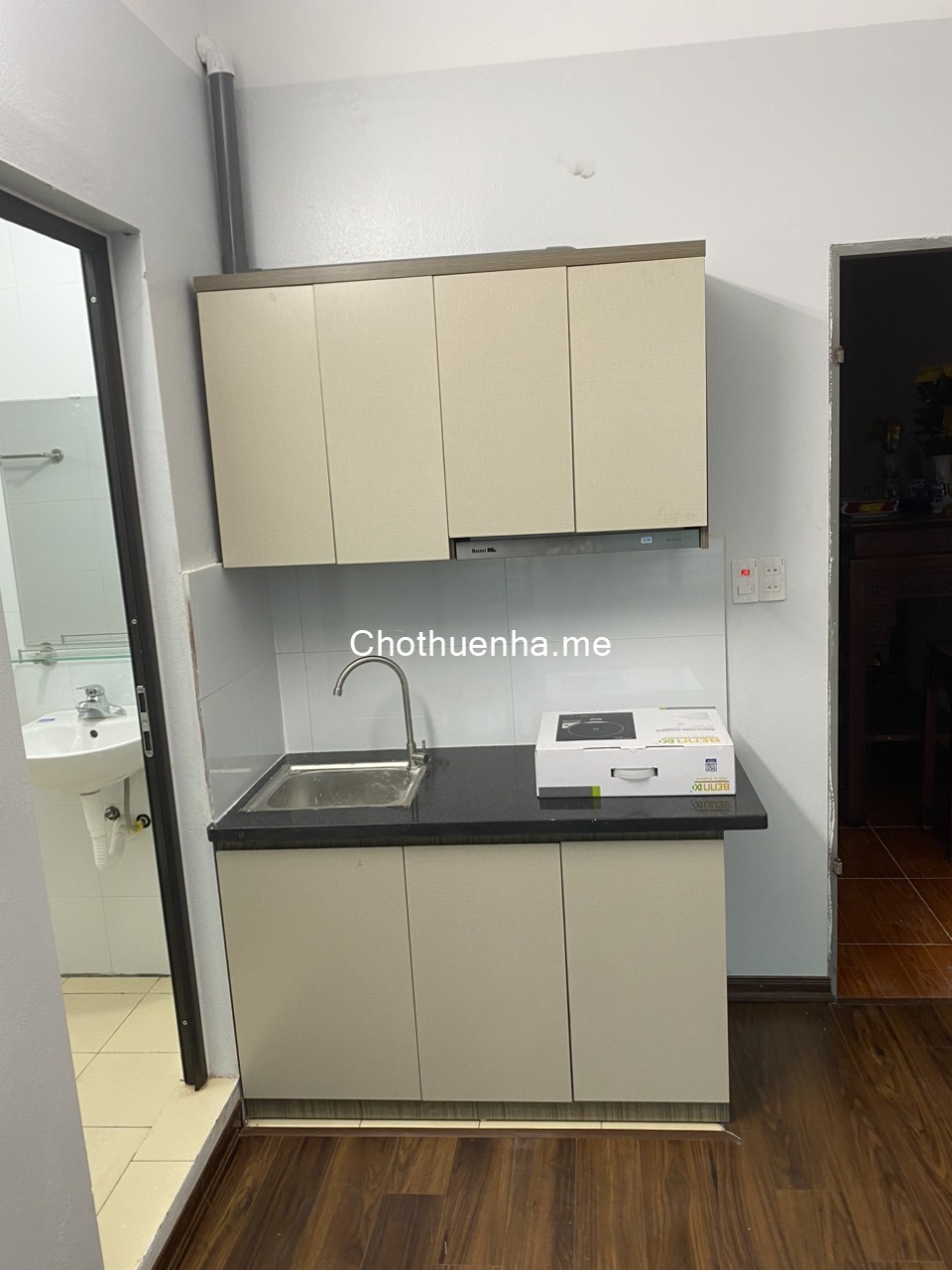 Cho thuê Căn chung cư mini 1N1K Full đồ mới, thoáng mát tại 116 Phan Kế Bính, Ba Đình. Chỉ 6.5tr