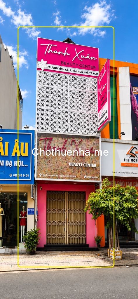 Cho thuê nhà Mặt Tiền Trương Vĩnh Ký 72m², 3TẦNG-20Triệu -KHU DỊCH VỤ,THƯƠNG HIỆU