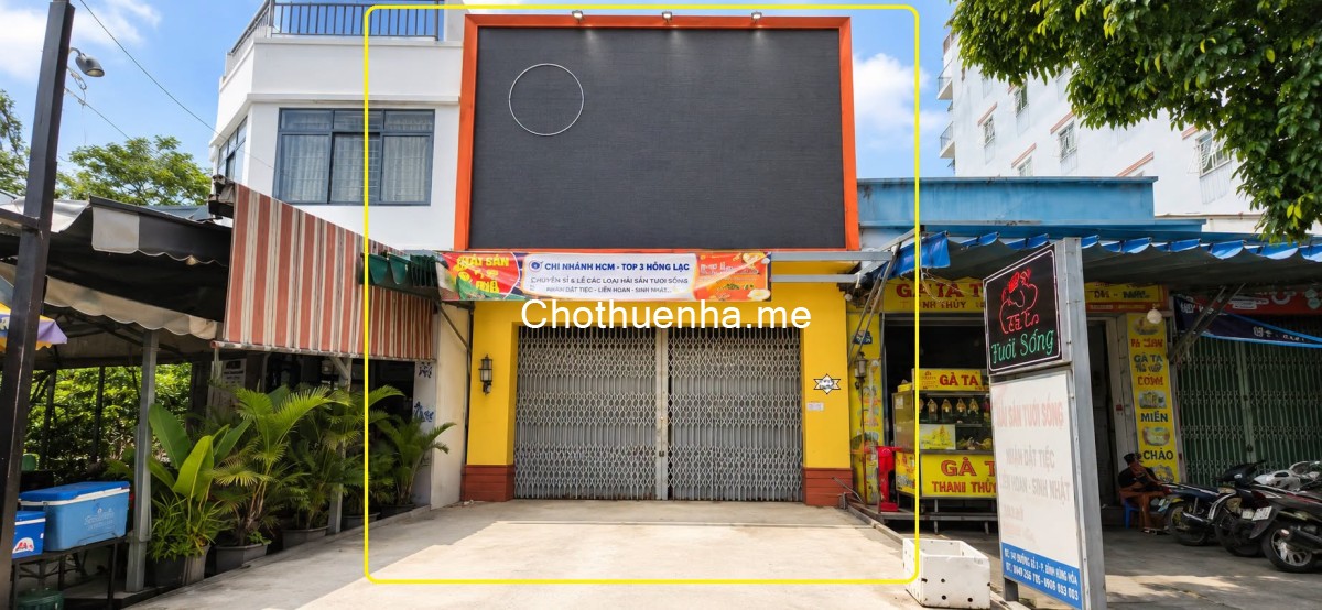 Cho thuê nhà Mặt Tiền Tây Thạnh 156m² - NGANG 6.5M - KHU ĂN UỐNG, DỊCH VỤ
