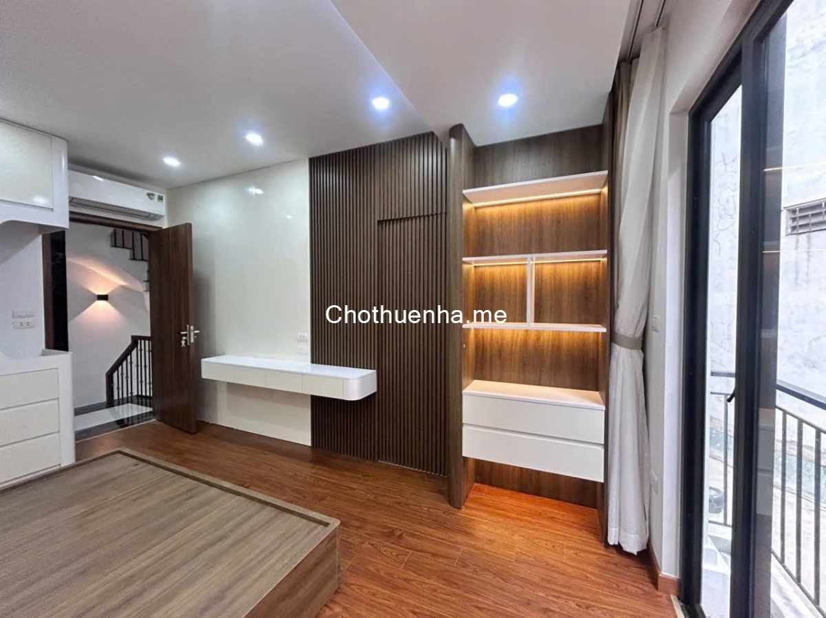 CHO THUÊ NHÀ XÂY MỚI CÓ THANG MÁY – KHÂM THIÊN, ĐỐNG ĐA 6 TẦNG 4PN 17 TRIỆU/THÁNG